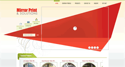 Desktop Screenshot of mirrorprintgraphics.com