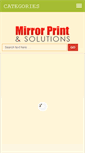 Mobile Screenshot of mirrorprintgraphics.com