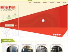 Tablet Screenshot of mirrorprintgraphics.com